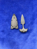 Punch Dagger Necklace with metal chain