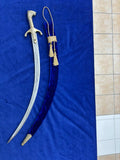 Samshir with Lion Head Hilt