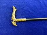Stylish Heavy Brass Handle Walking Stick