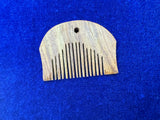 Kanga 2" Round / Wooden Comb