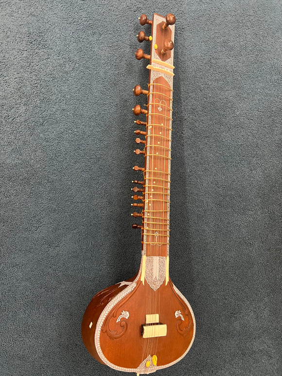 Sitar professional indian instrument with hard case