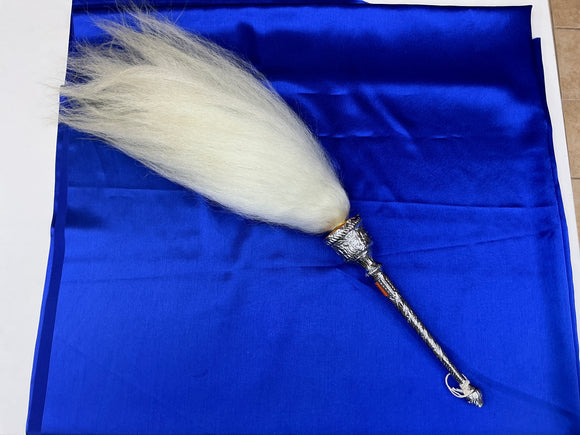 Steel chaur sahib (11 inch ) with ek onkar design on handle