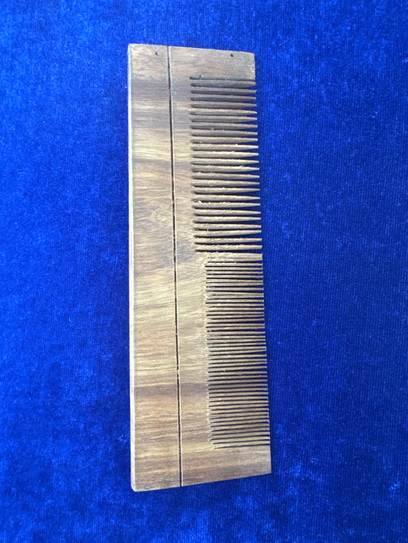 Kanga or Sikh Wooden Comb Double Side