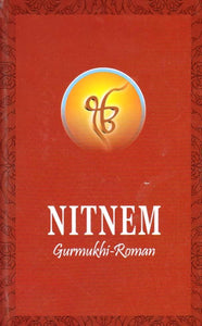 Nitnem (Gurmukhi Roman, Size 110mm x 165mm, Laminated binding)