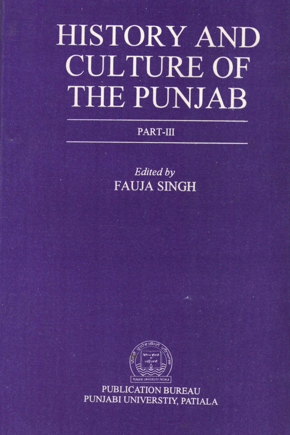 History and Culture Of Punjab By Fauja Singh