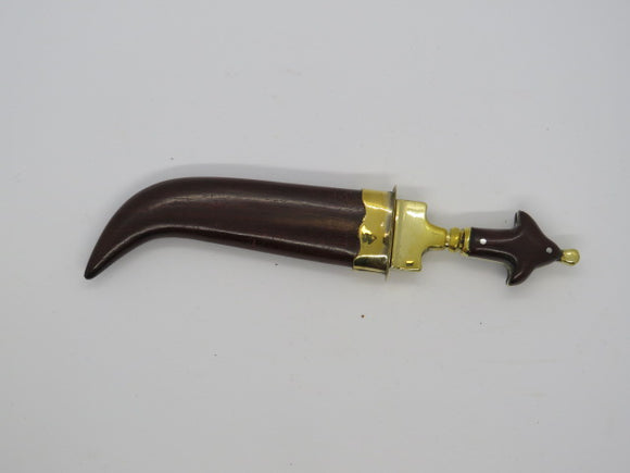 Kirpan wood Brass handle Spacial 6 inches M 019
