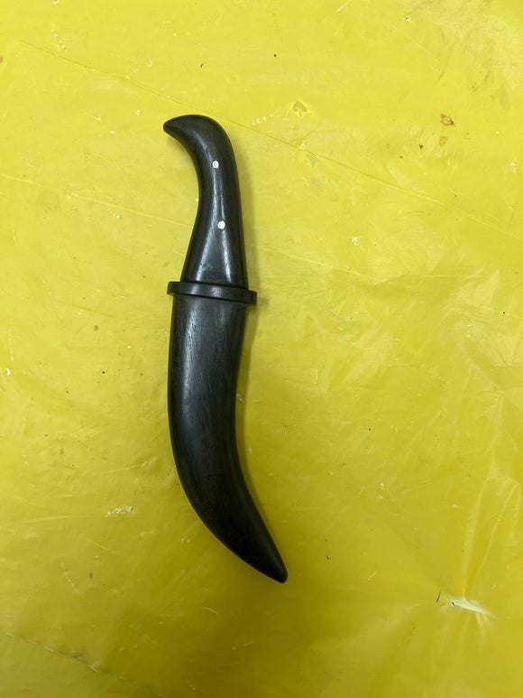 Black Woode Kirpan Heavy special  blade 9 inch