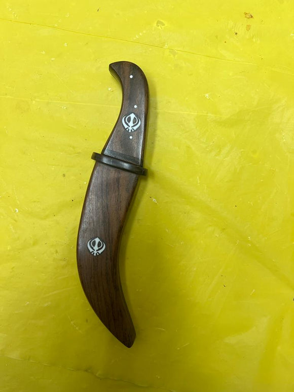 Woode Kirpan Khanda Heavy special  blade 9 inch