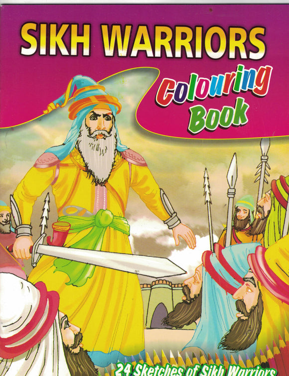Sikh Warriors Colouring Book