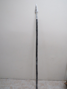 Neja or Javelin Spear Wood and Silver Gatka Sports Large size 69 inches